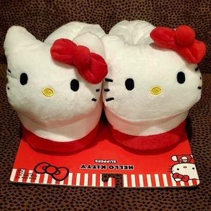 Hello Kitty Plush Slippers